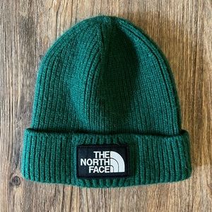 The North Face Logo Box Cuffed Beanie